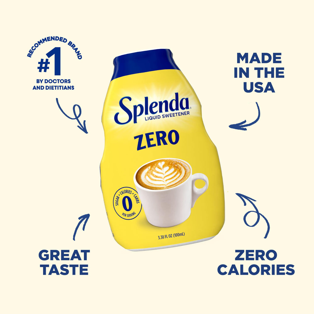 SPLENDA frasco en un entorno cotidiano para llevar en bolso o viaje