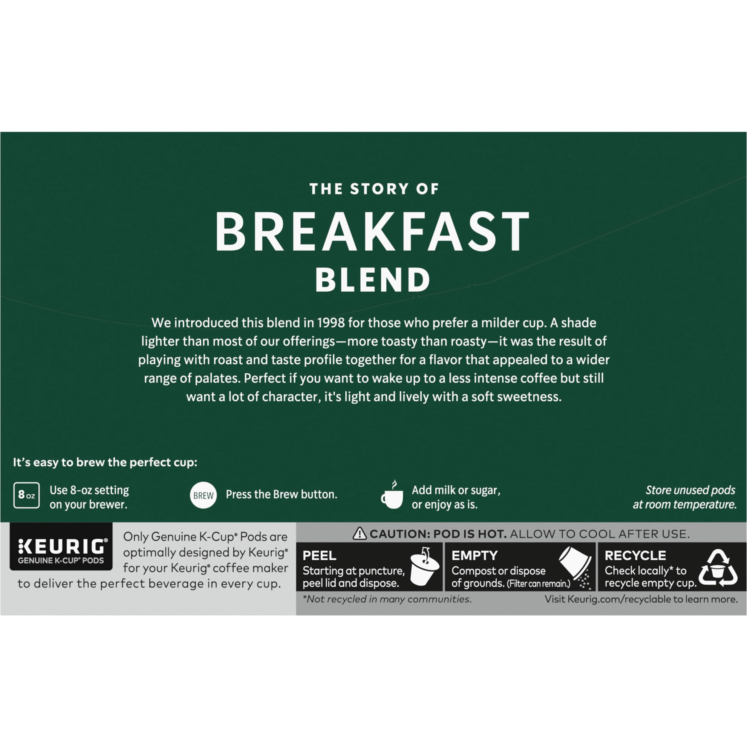 Starbucks escenario de desayuno con cápsulas, ideal para mañanas activas