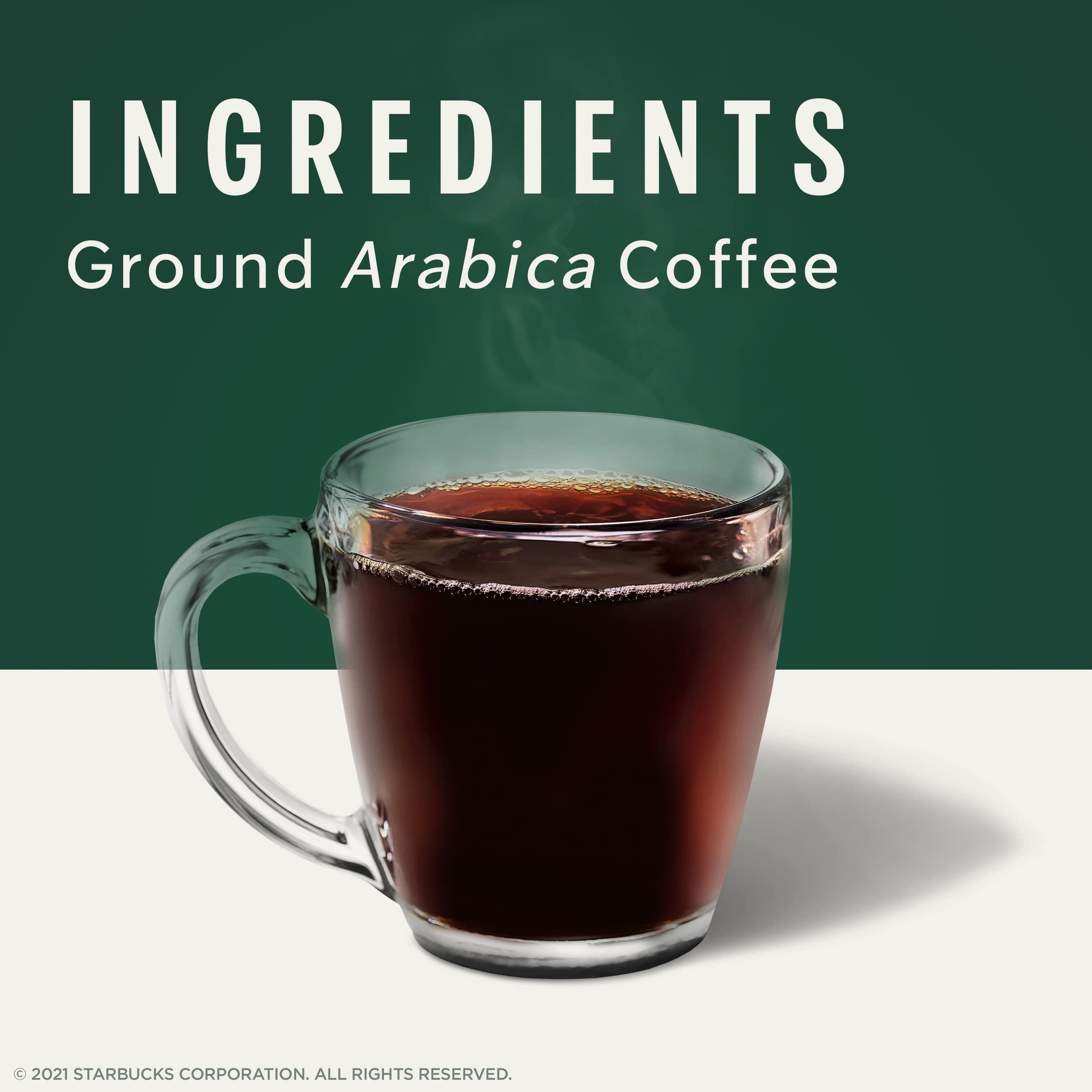 Starbucks caja abierta con cápsulas apuntando a almacenamiento práctico