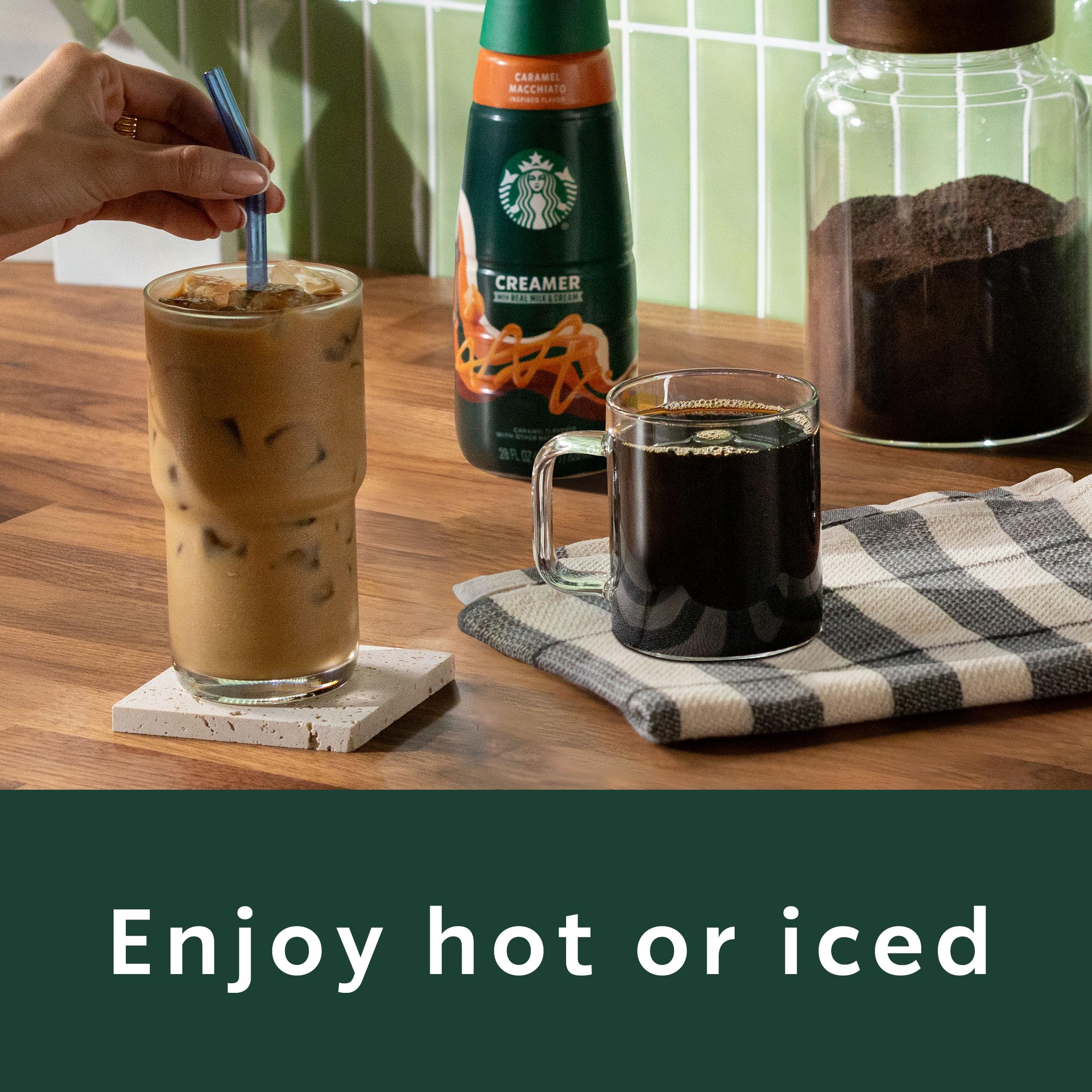 Starbucks Sumatra etiqueta con información de origen y tueste