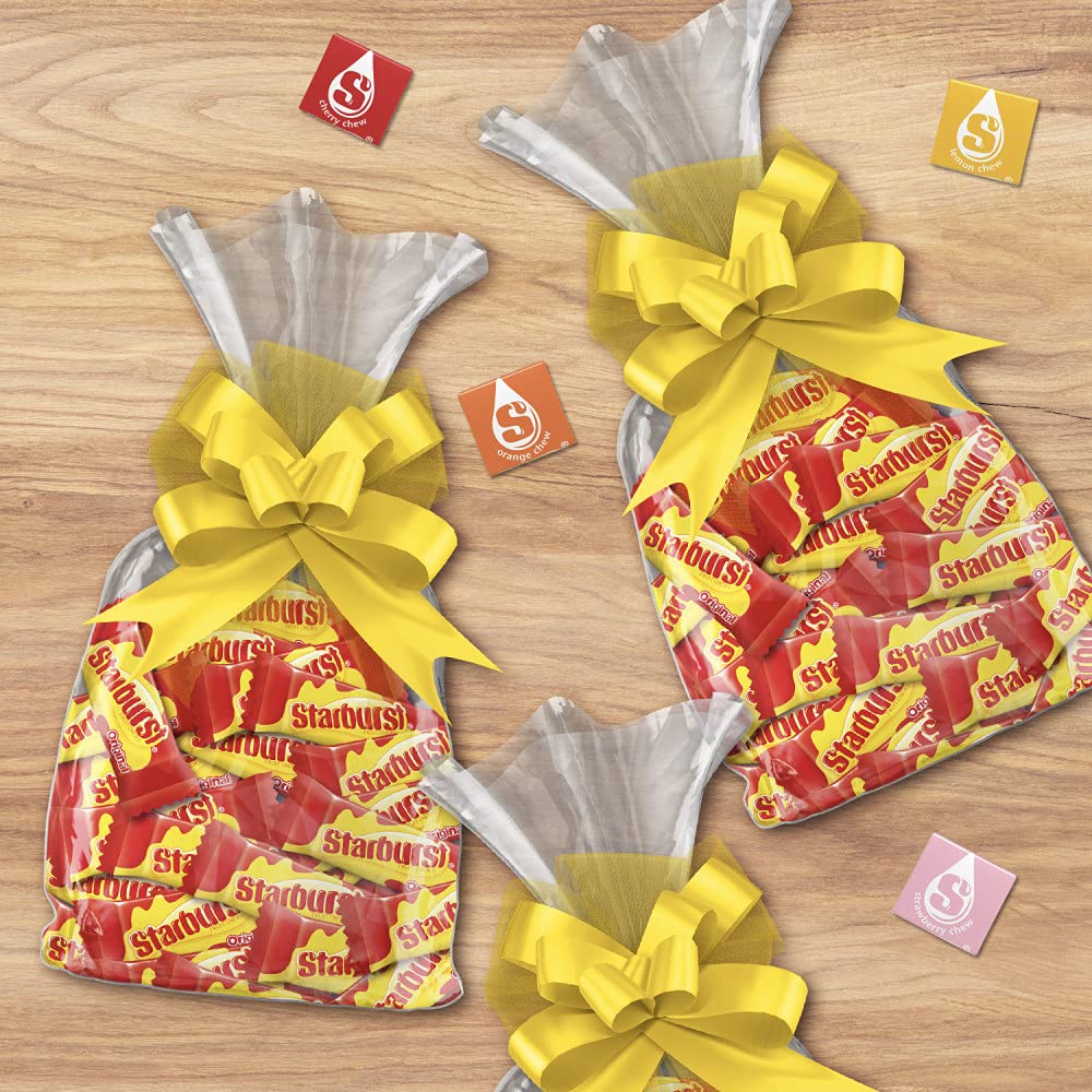 Starburst cesta de Pascua con paquetes individuales como sorpresa