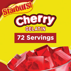 Starburst gelatina servida en copa resaltando color y ahorro calórico