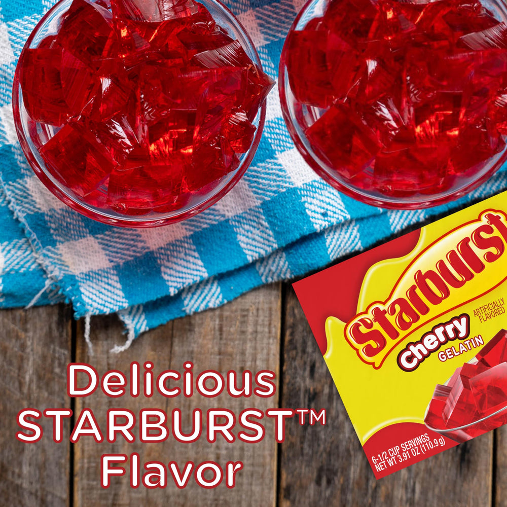 Starburst gelatina en porciones individuales listas para fiestas y niños