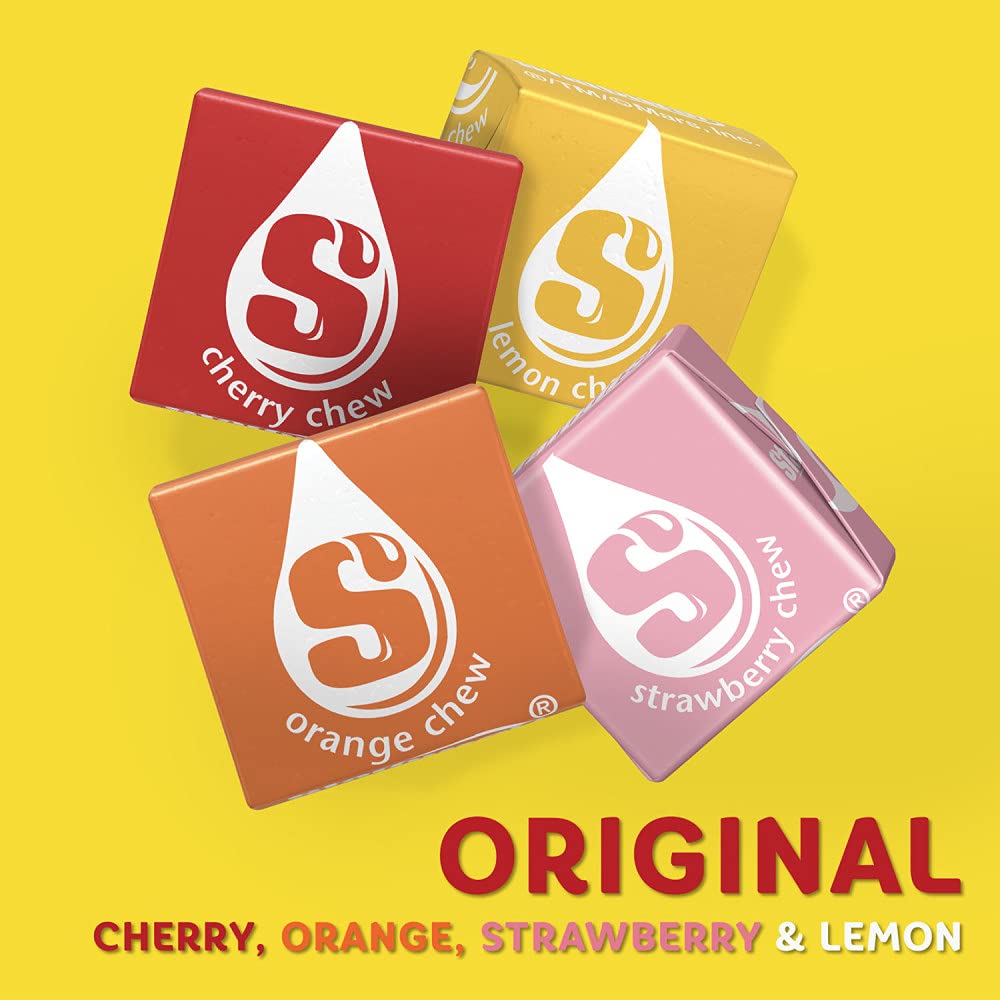 Starburst caramelos usados como relleno en una piñata festiva