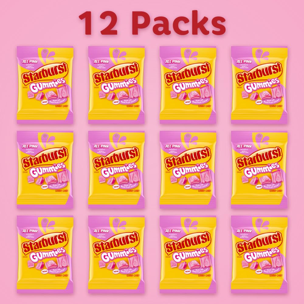 Starburst textura de gominola en primer plano, sabor y suavidad visibles