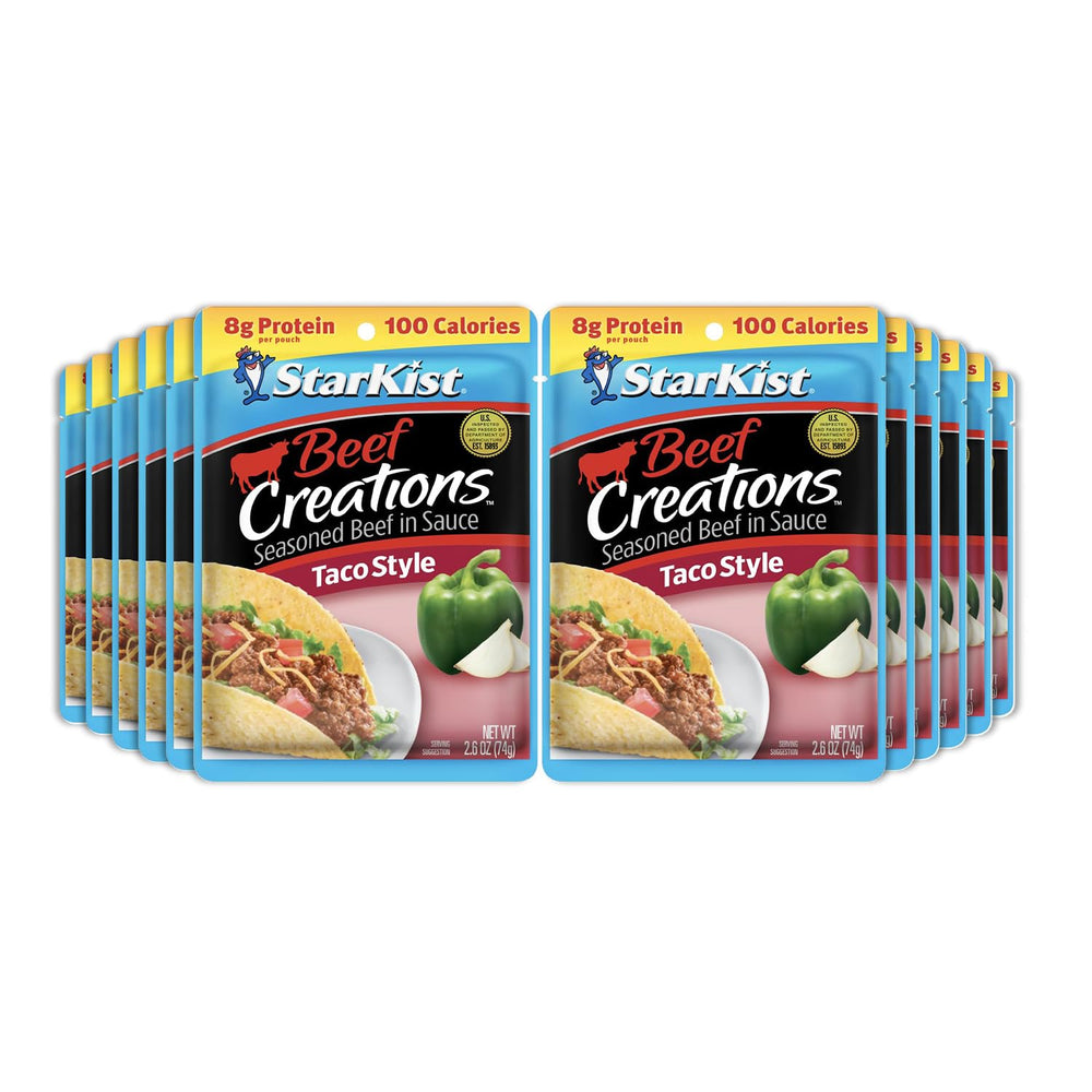 StarKist pouch frente mostrando etiqueta y conveniencia para comidas rápidas