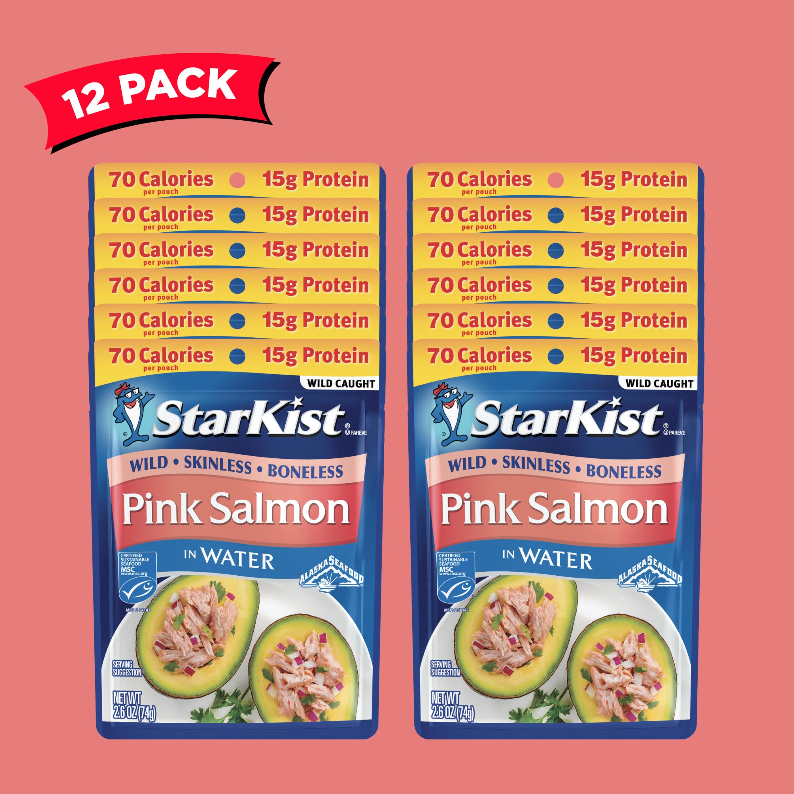 StarKist primer plano de textura del salmón resaltando frescura y calidad