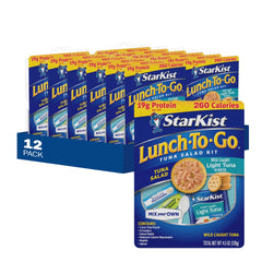 StarKist empaque frontal del kit listo para llevar mostrando inclusión completa y conveniencia