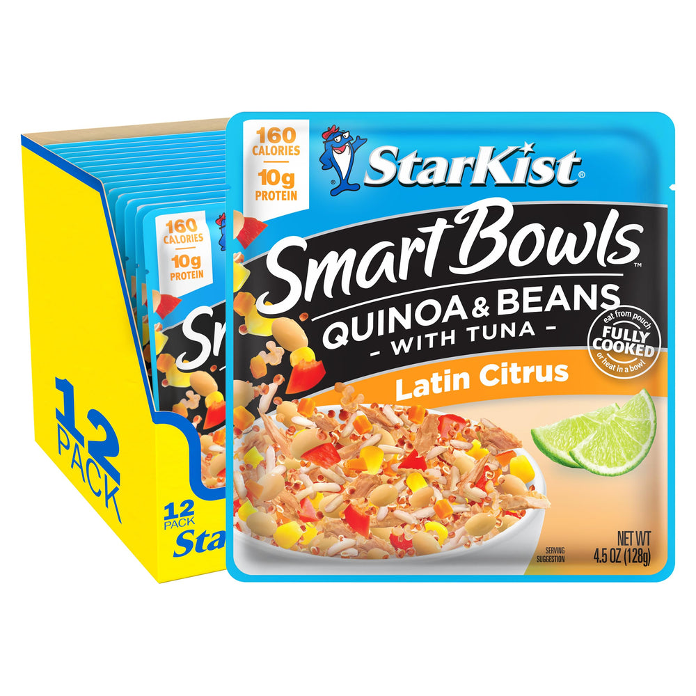 StarKist pouch Latin Citrus al frente mostrando diseño y facilidad de consumo