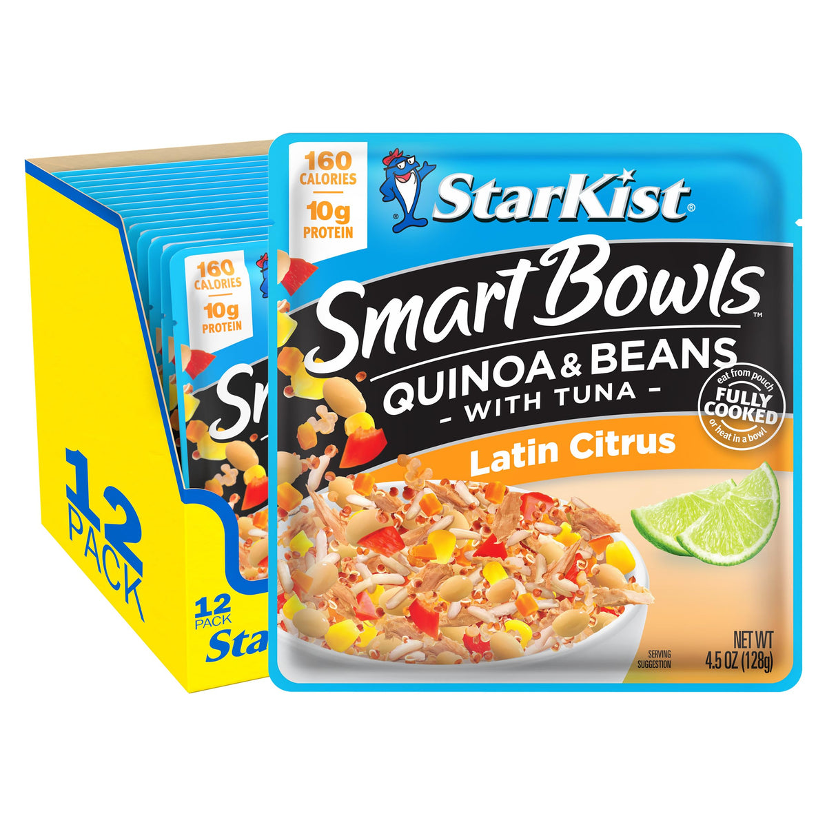 StarKist pouch Latin Citrus al frente mostrando diseño y facilidad de consumo