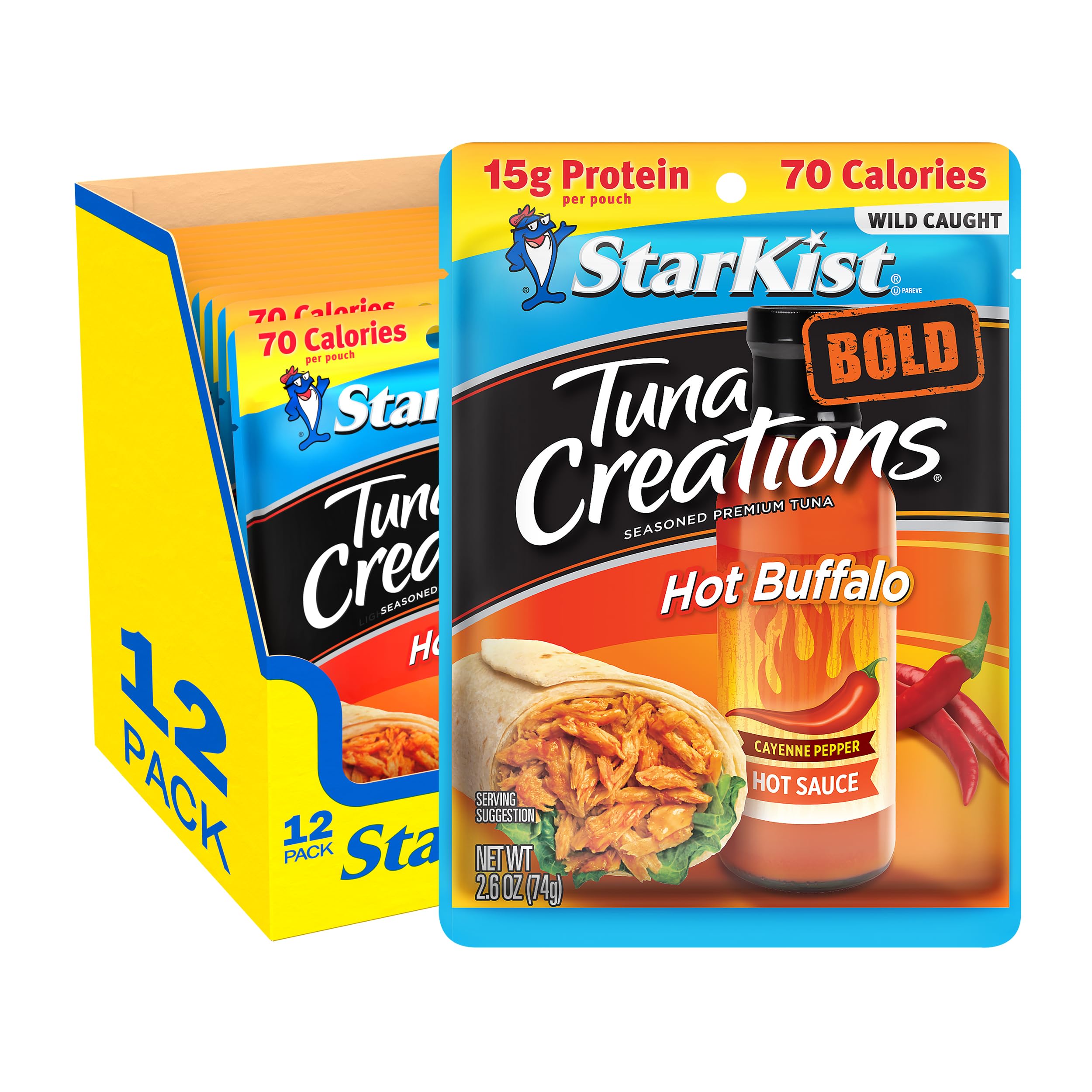 StarKist pouch al frente mostrando diseño y conveniencia para llevar