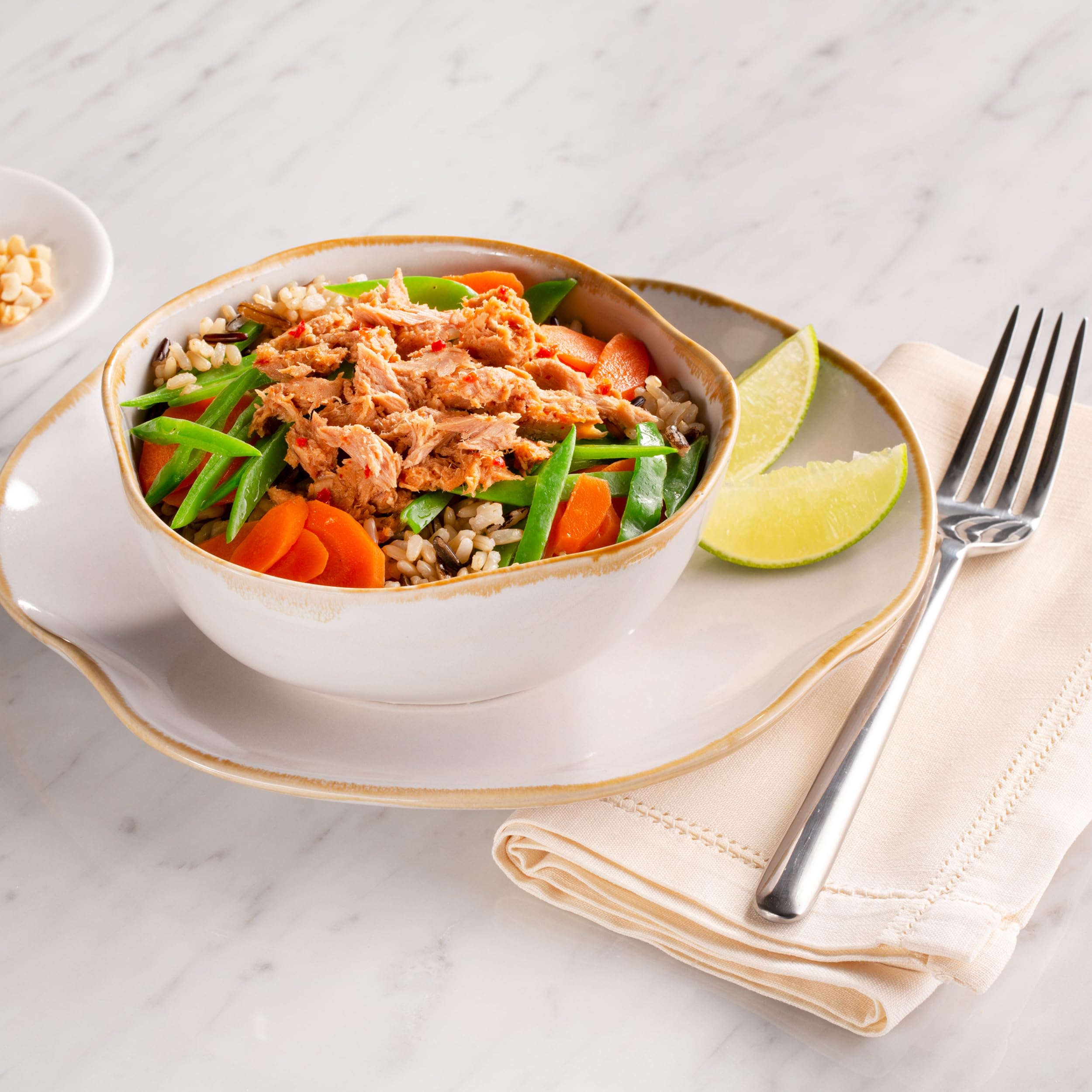 StarKist etiqueta con ingredientes indicando ingredientes visibles y claros