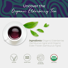 Starwest Botanicals infusión en taza con color rojizo atractivo y reconfortante