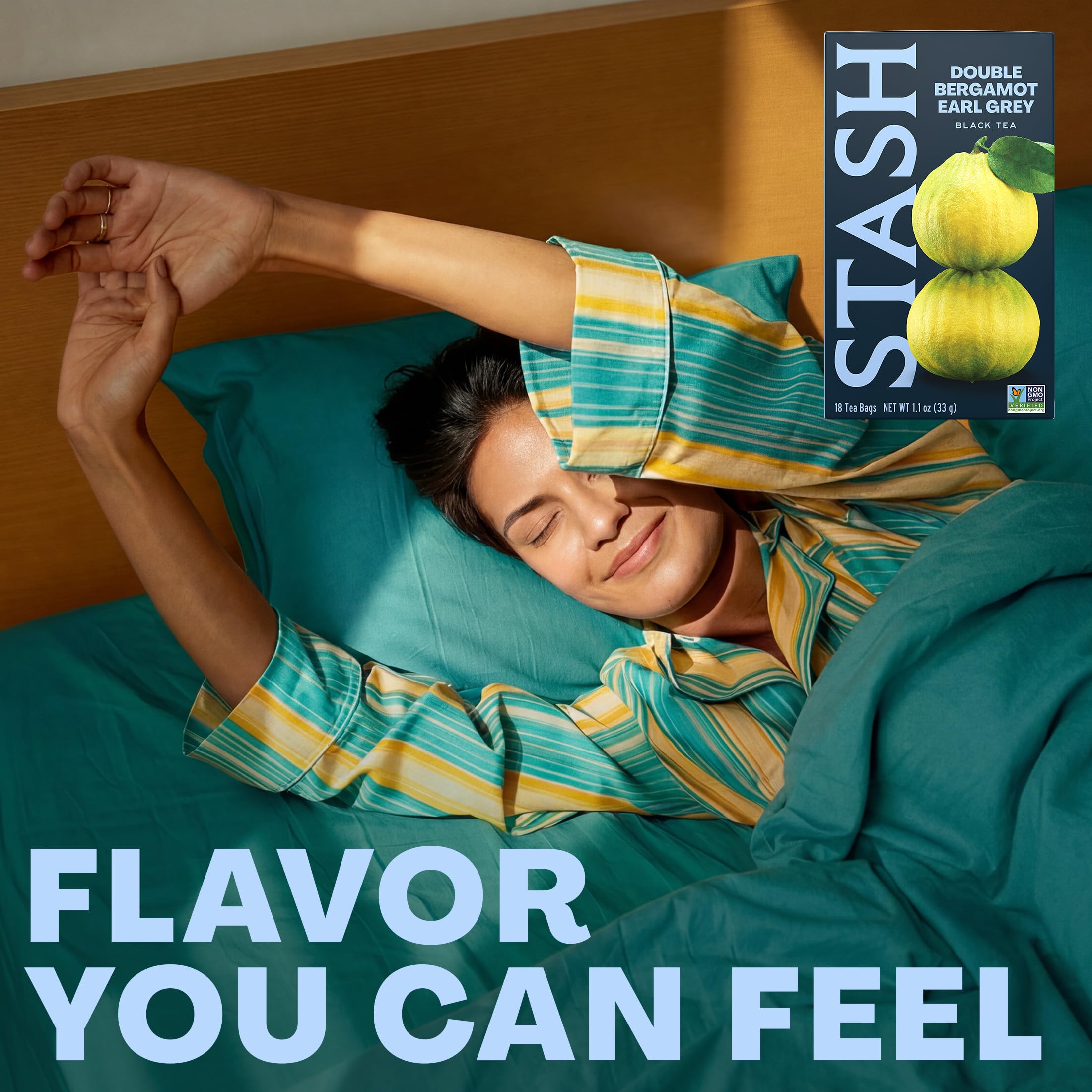 Escena de desayuno con Stash Double Bergamot para inspirar consumo diario