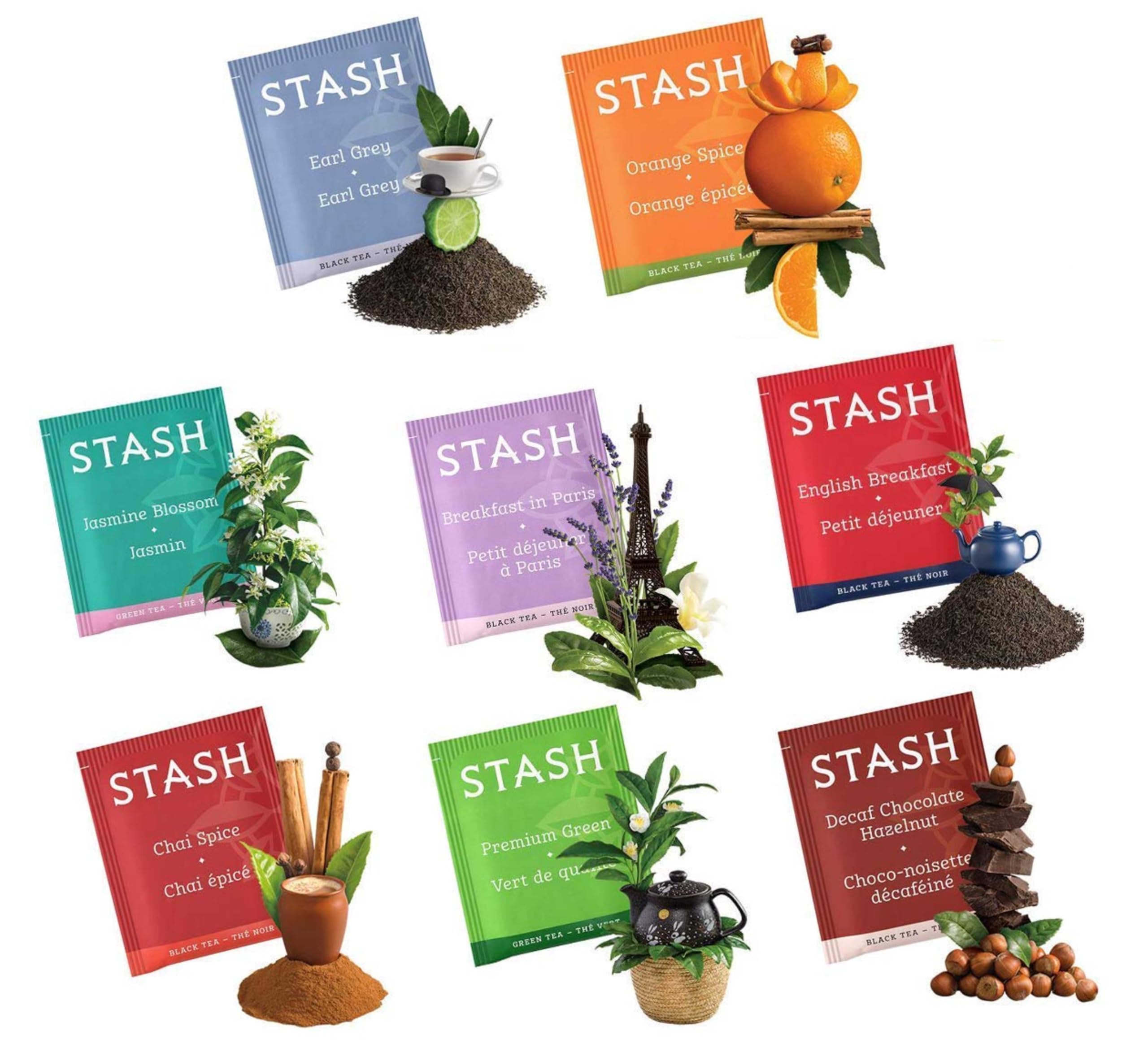 Comparación de tamaño Stash junto a una taza para referencia de porciones