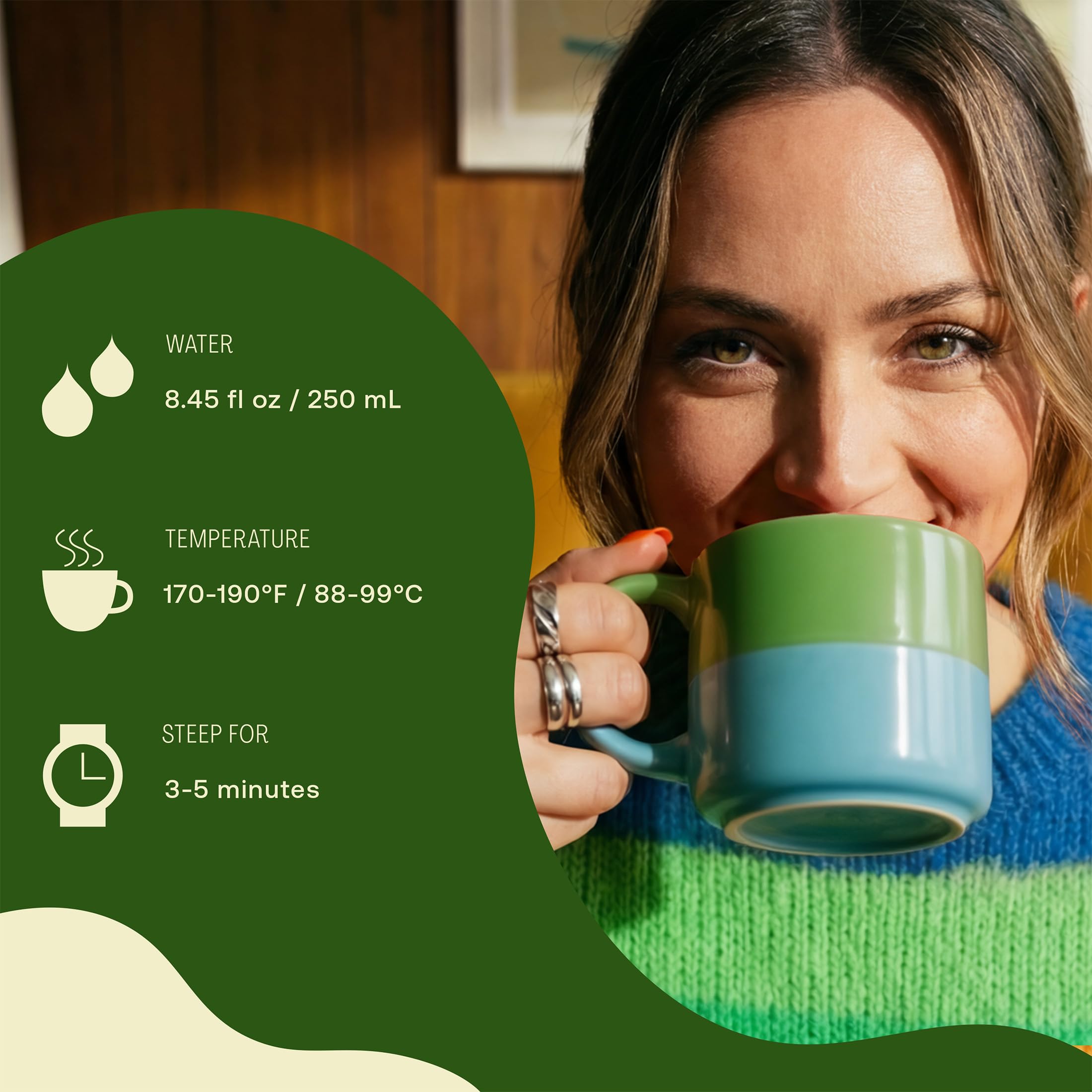 Stash etiqueta B Corp en el paquete que indica compromiso responsable