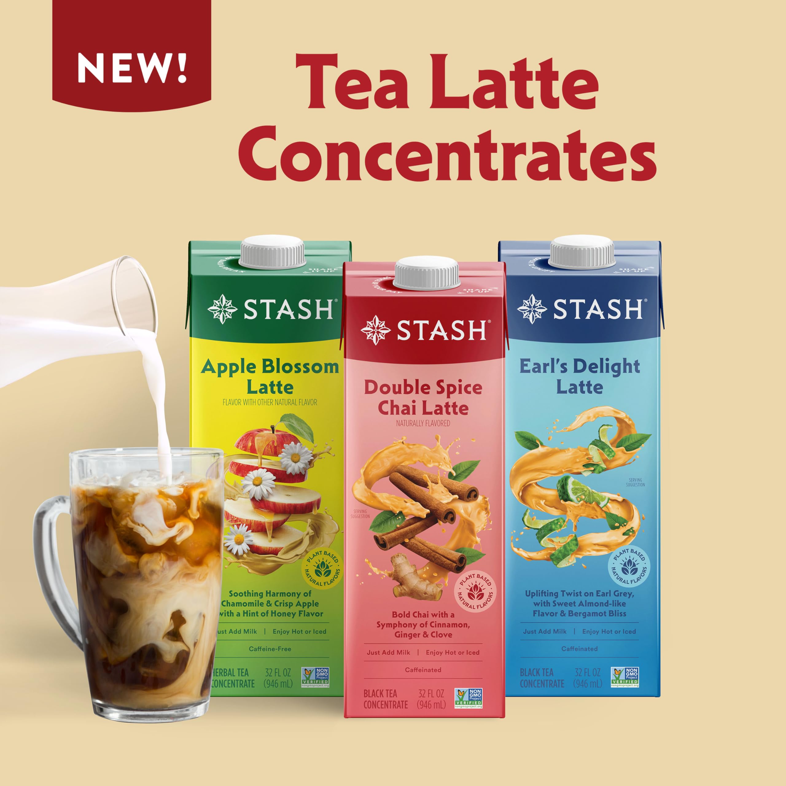 STASH seis cartones apilados para abastecimiento y conveniencia