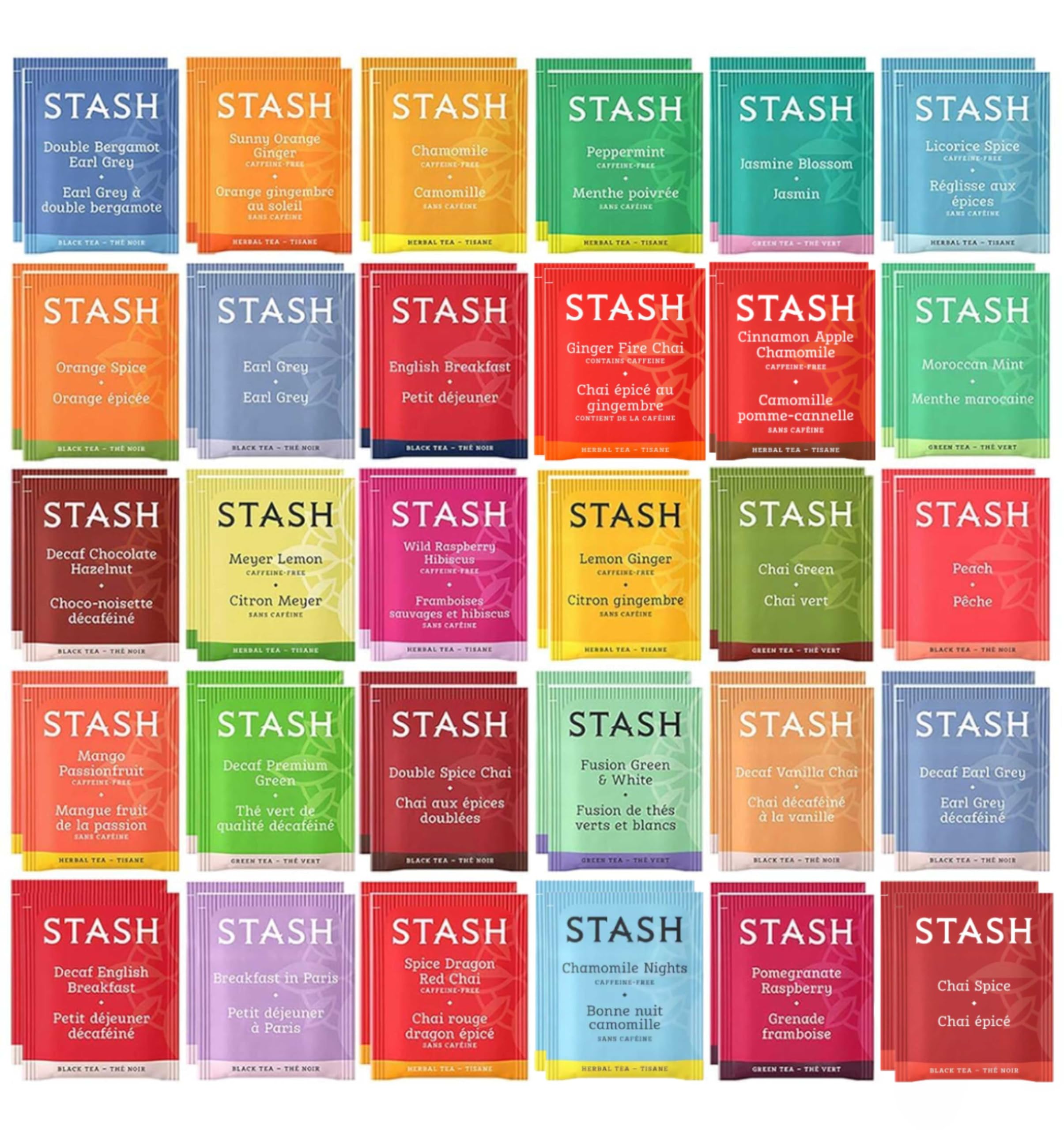 Stash pack frontal con surtido visible y presentación atractiva, ideal para regalar