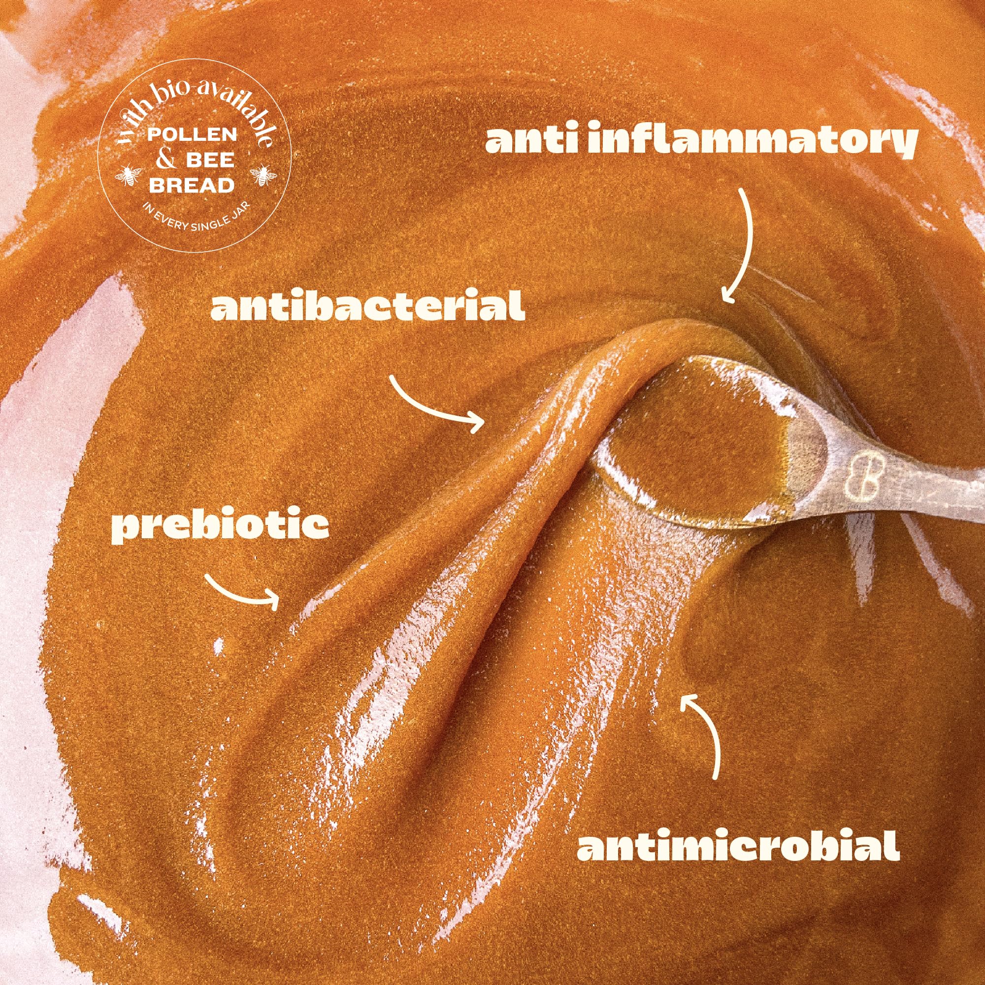 Steens miel mezclada en yogur mostrando uso gastronómico nutritivo