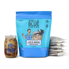 Stella Blue empaque frontal mostrando caja y diseño atractivo