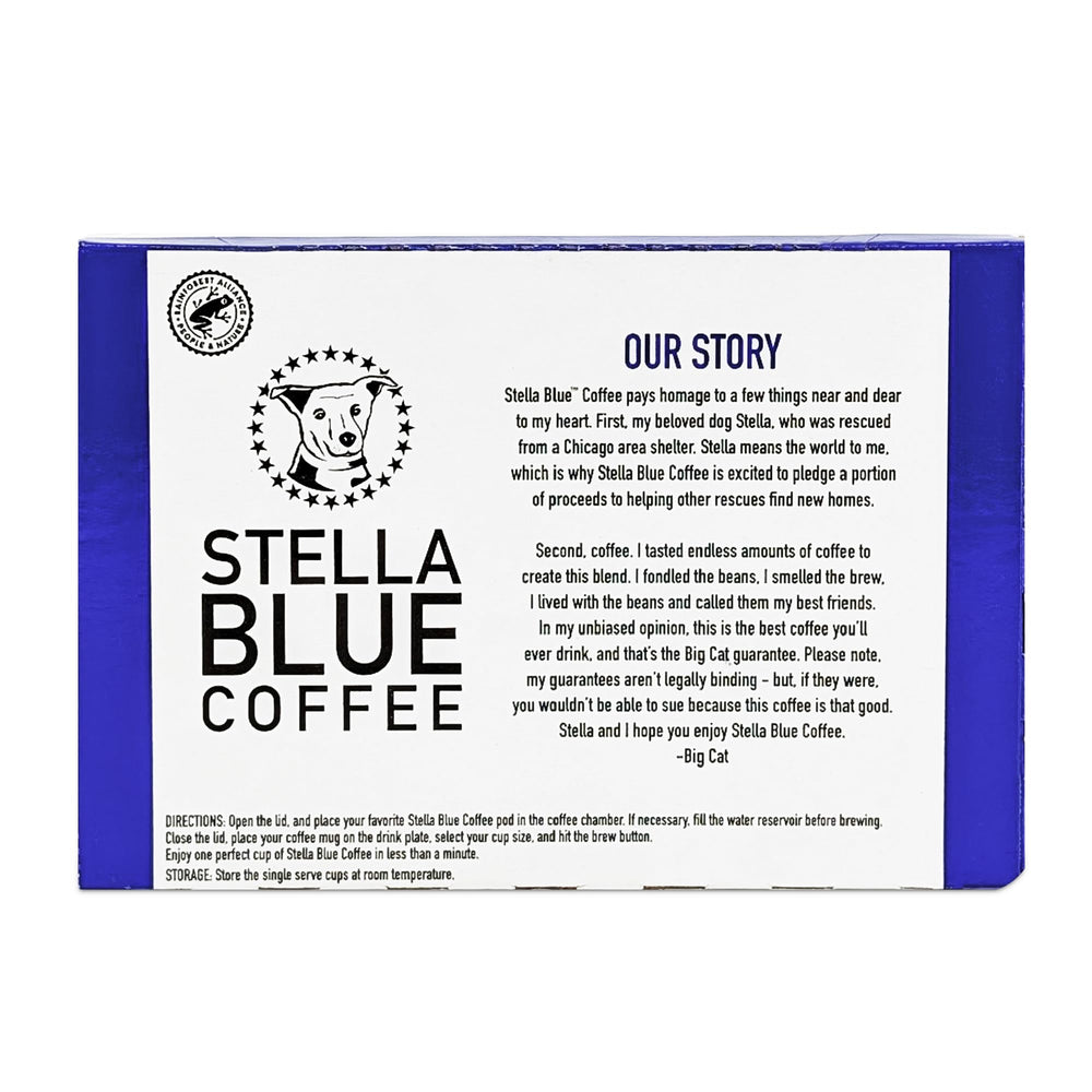 Stella Blue imagen de rescate animal para evidenciar apoyo a refugios