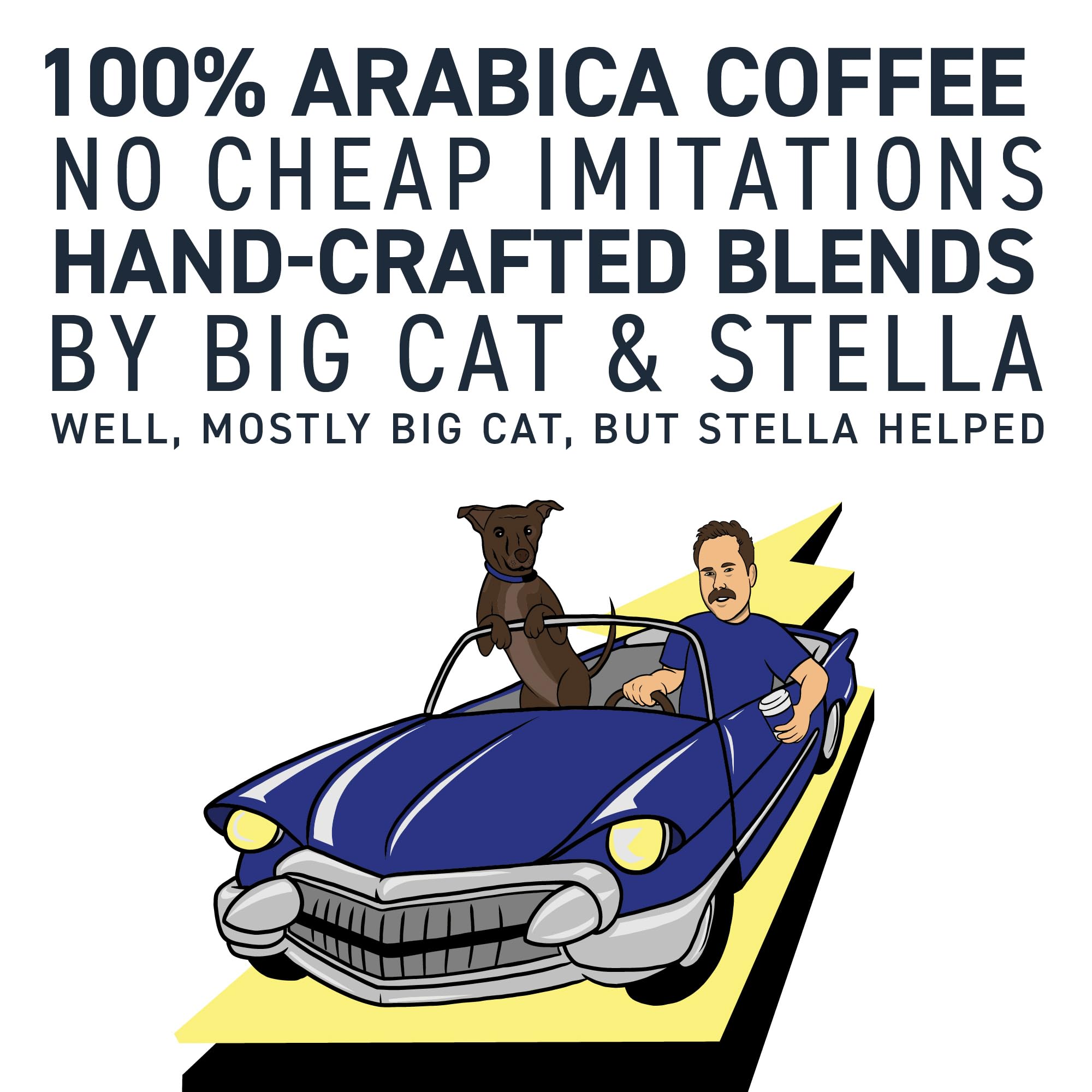 Stella Blue primer plano de textura y crema mostrando aroma y cuerpo