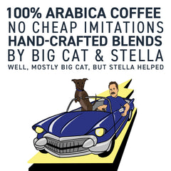 Stella Blue primer plano de textura y crema mostrando aroma y cuerpo
