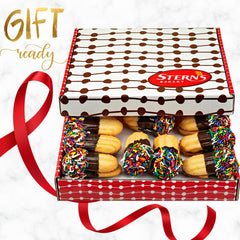 Stern's Bakery vista de la caja cerrada y empaque individual, conserva frescura