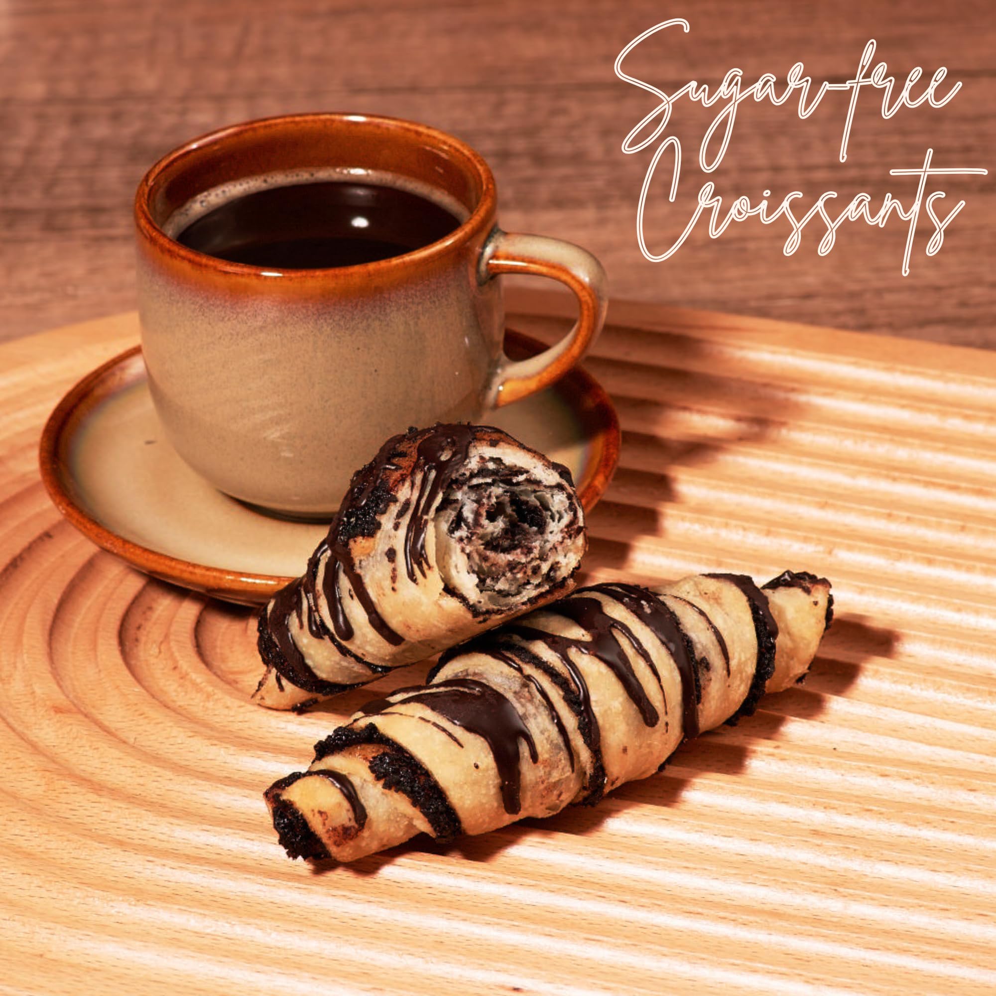 Primer plano de textura hojaldrada de Stern's Bakery rugelach que destaca humedad y miga suave