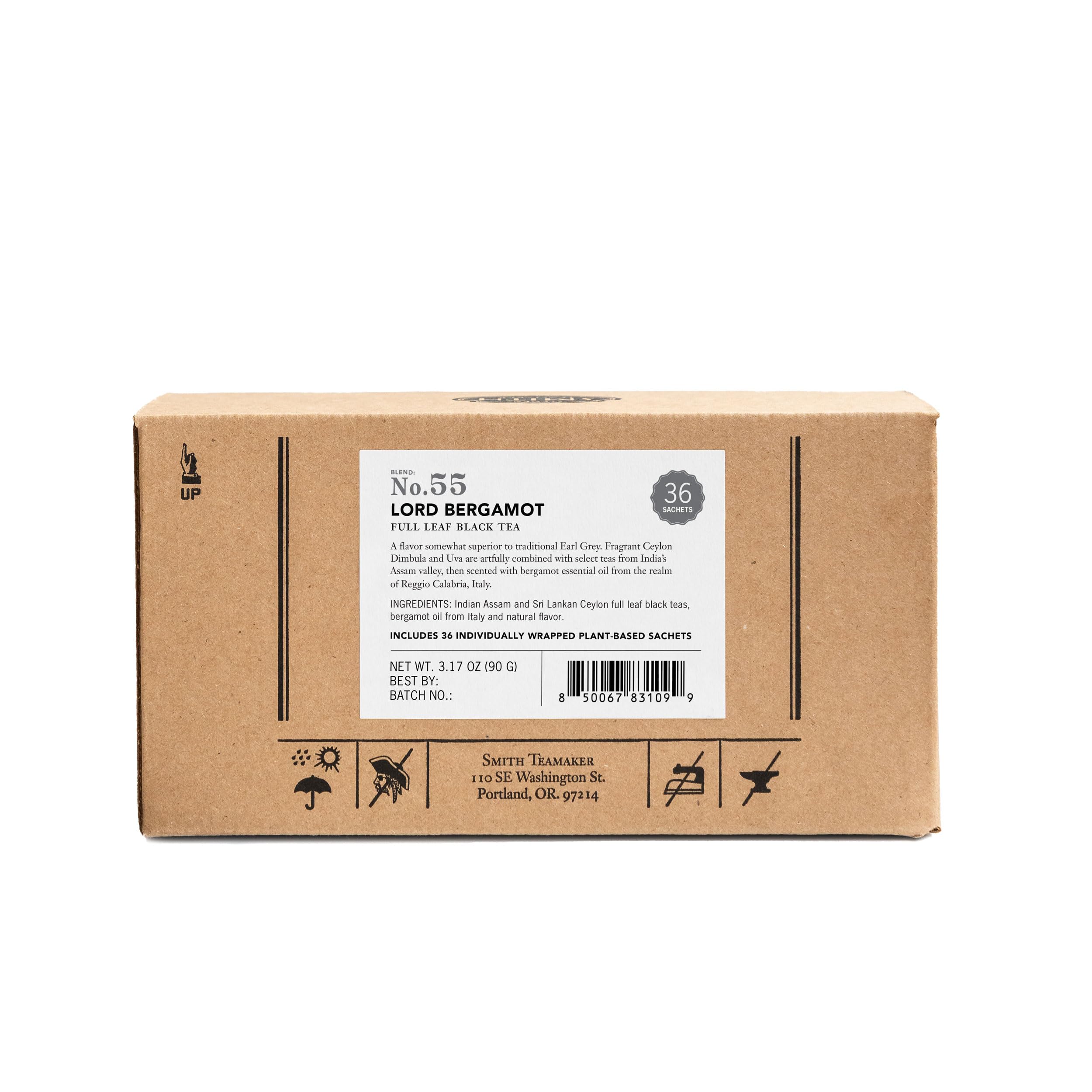 STEVEN SMITH TEAMAKER sachet detalle de material compostable y textura