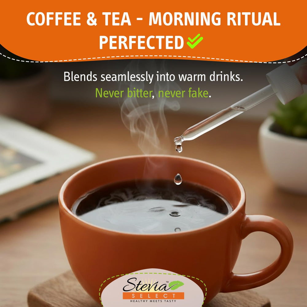 Stevia Select etiqueta con código QR y e-book de recetas accesible