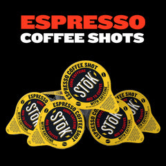 SToK shot con tapa despegar lista para verter y facilitar servicio