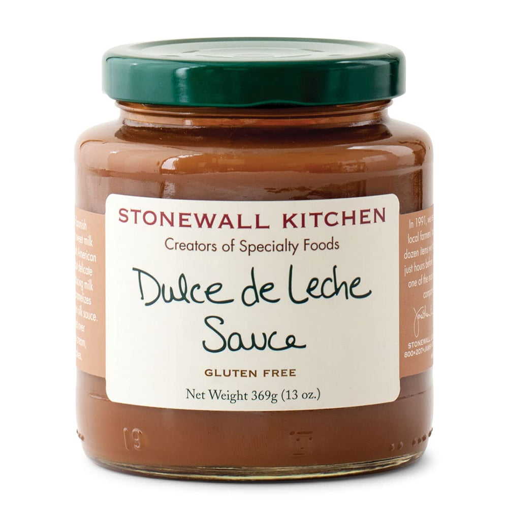 Stonewall Kitchen frasco frontal mostrando salsa cremosa y diseño atractivo