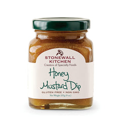Stonewall Kitchen frasco frontal mostrando la salsa y su conveniencia
