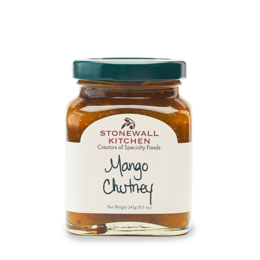 Stonewall Kitchen Major Grey's primer plano que destaca su mezcla especiada