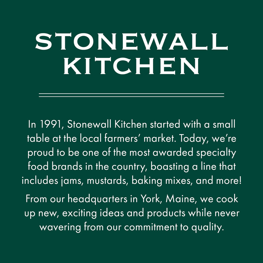 Stonewall Kitchen comparación de tamaño de frascos para referencia de porciones