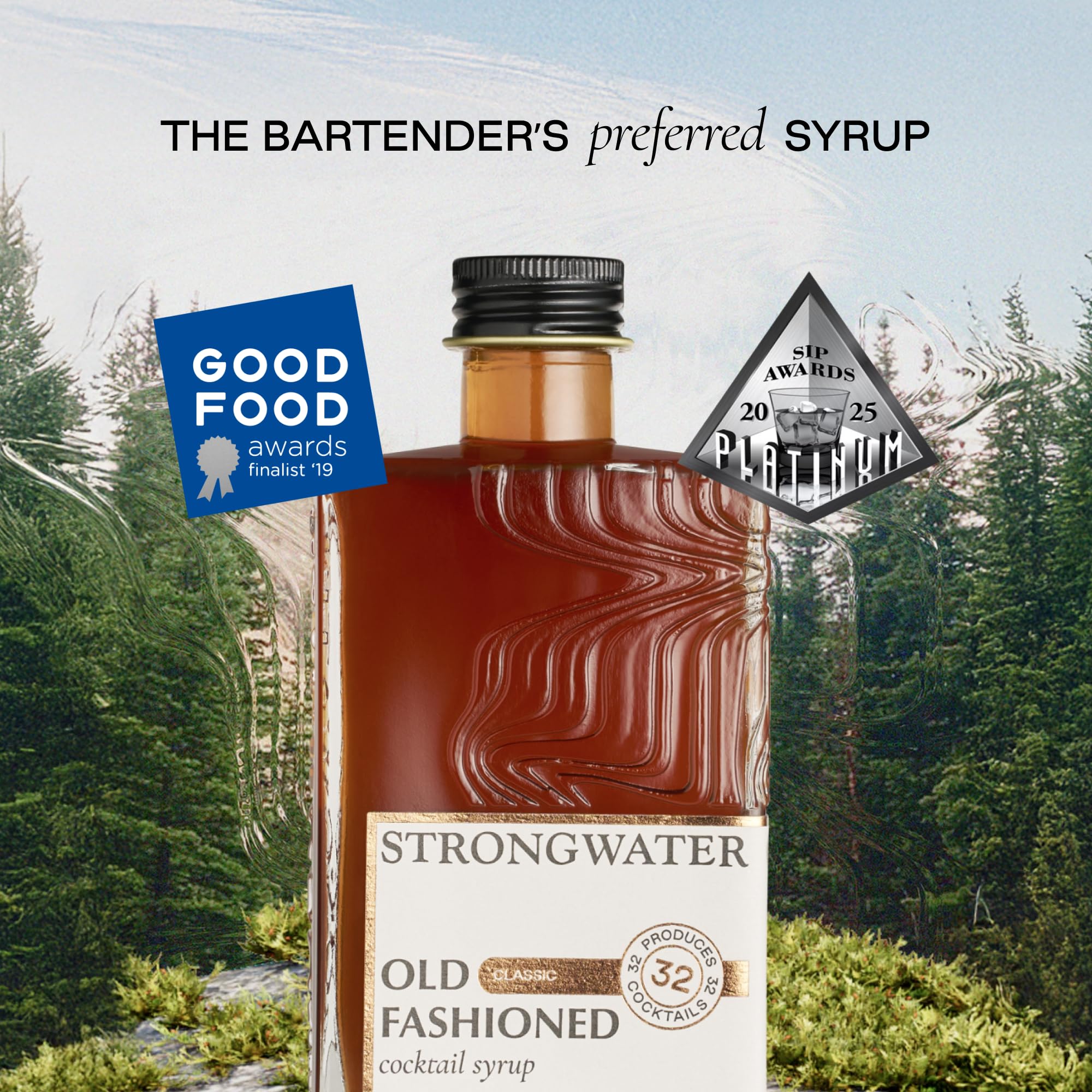 Strongwater mezcla en barra doméstica, conveniencia para preparar cócteles