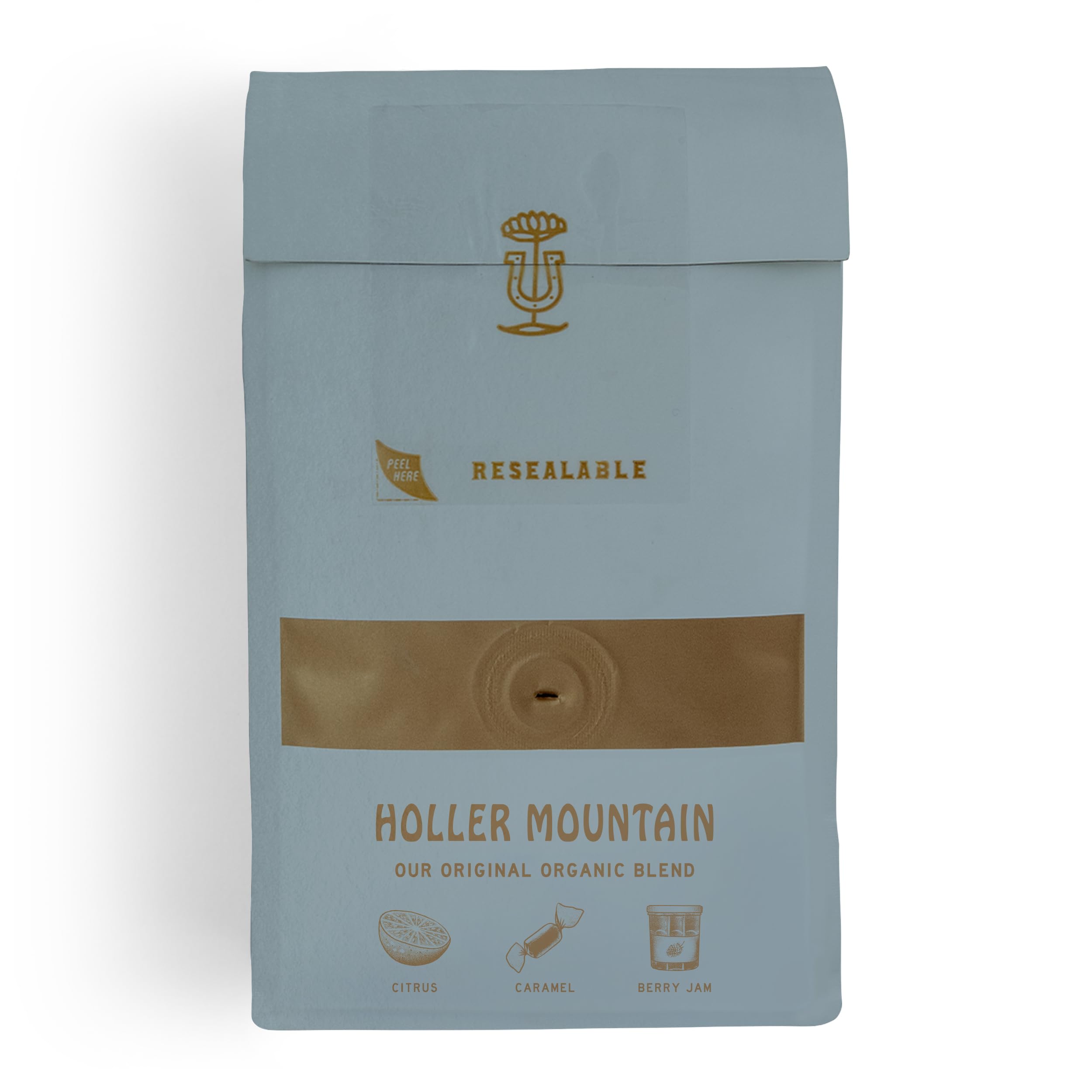 Stumptown bolsa en armario sellada mostrando conservación óptima
