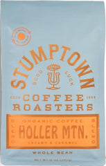 Stumptown Holler Mountain frontal del paquete mostrando diseño y práctico sellado