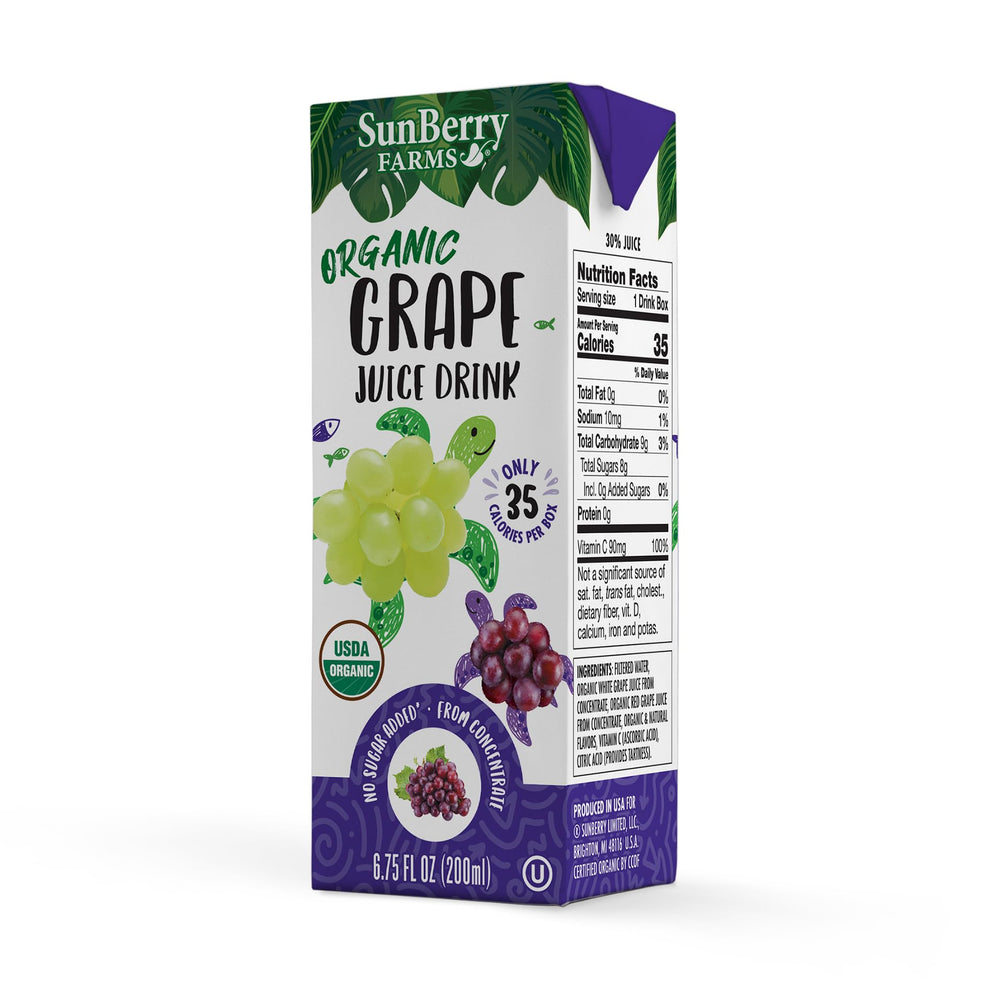 Sunberry Farms primer plano del jugo dentro del envase, color natural y pureza