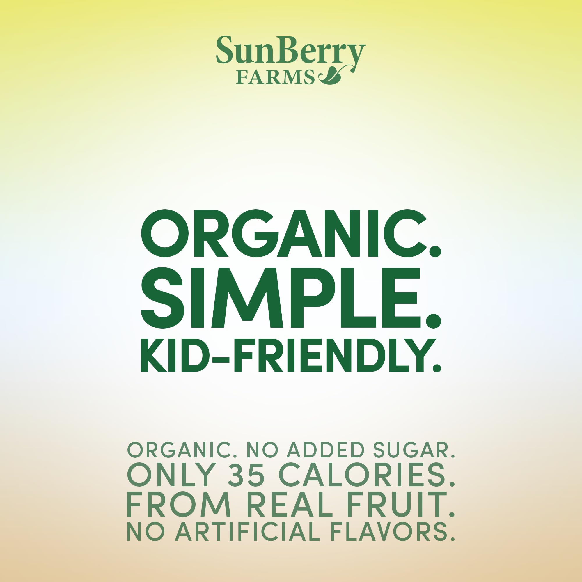 Sunberry Farms familia sirviendo jugos en picnic, opción práctica y orgánica