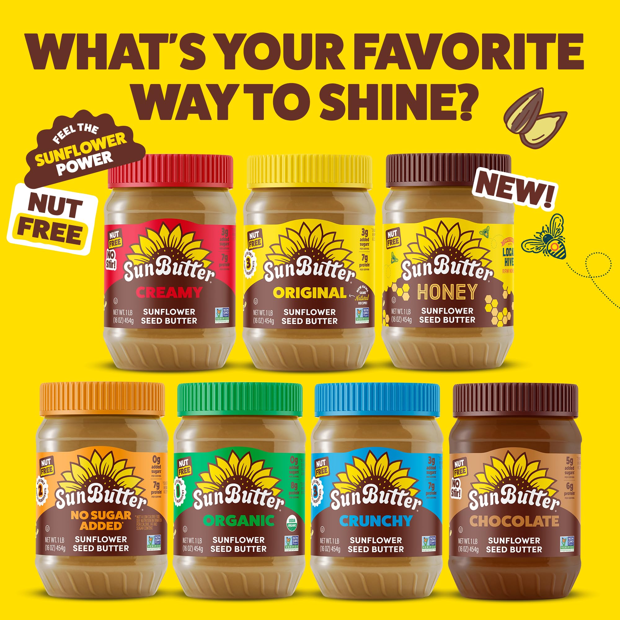 SunButter pack de 6 frascos listo para despensa familiar