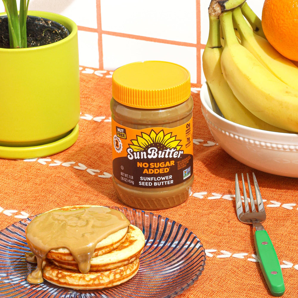 SunButter untada en tostada para desayuno rápido y nutritivo