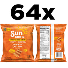 SunChips bolsa abierta mostrando chips ondulados y crujiente duradero