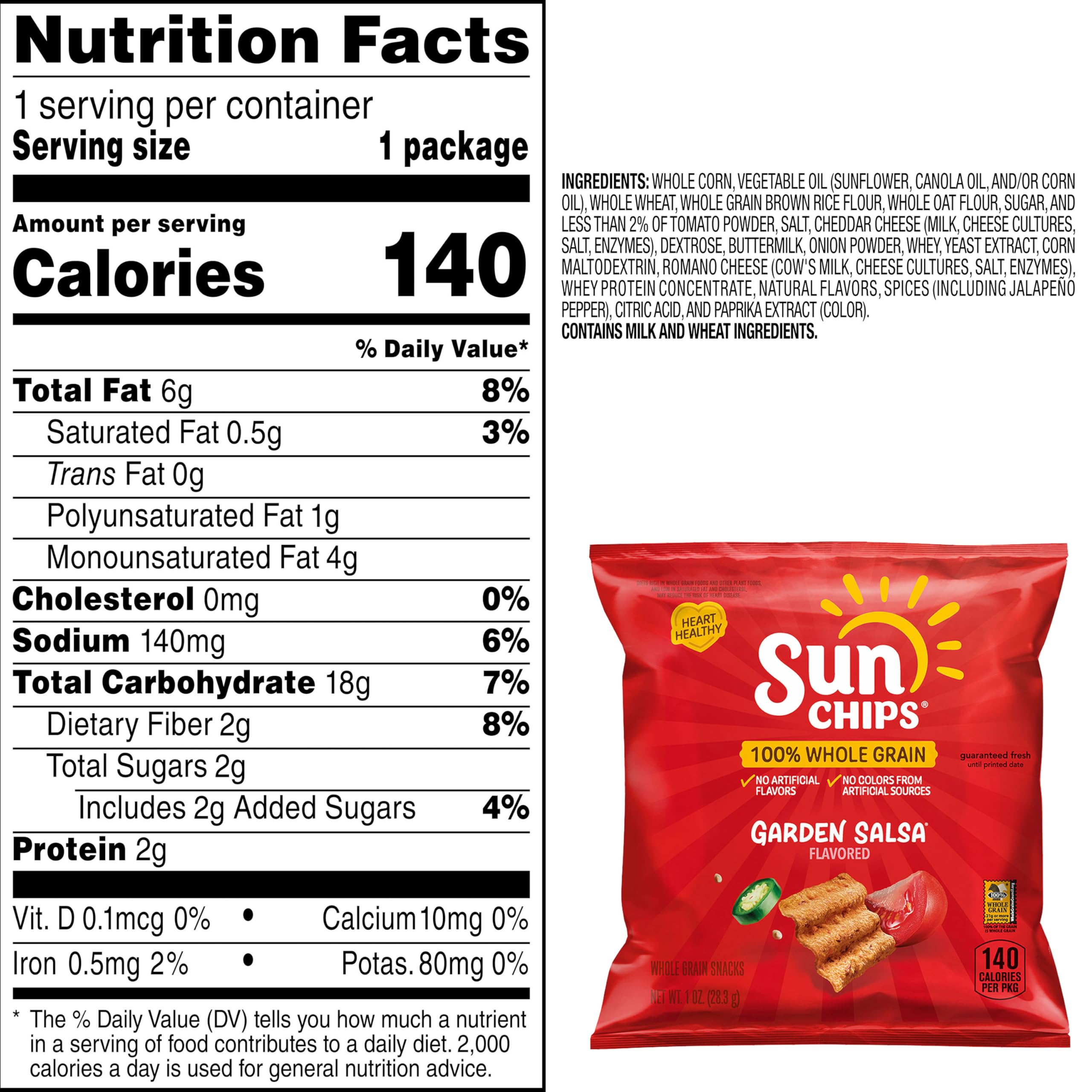 Sunchips detalle de la textura ondulada que ofrece crocancia superior