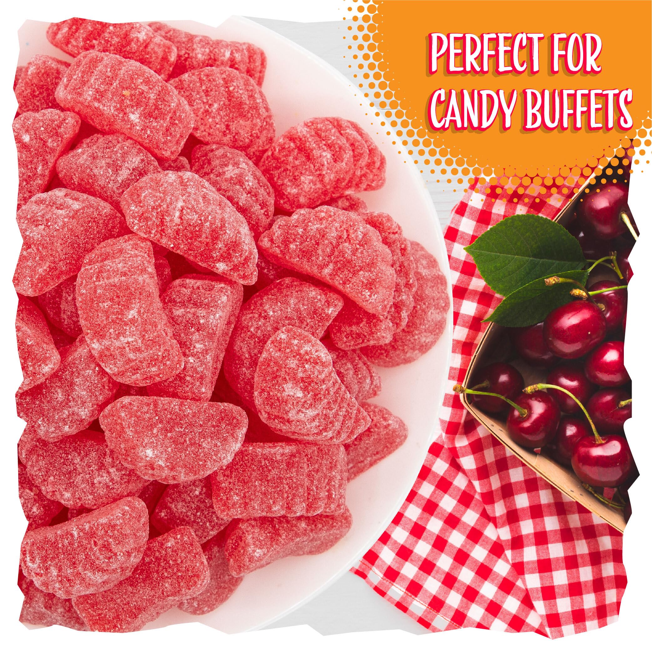 SUNNY ISLAND Cherry Slices como topping en pastel para decorar y dar sabor