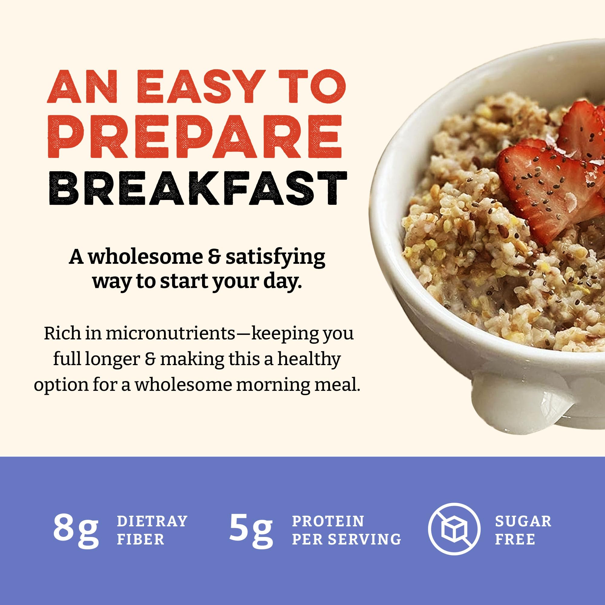 Sunrise Flour Mill desayuno servido en mesa mostrando conveniencia diaria