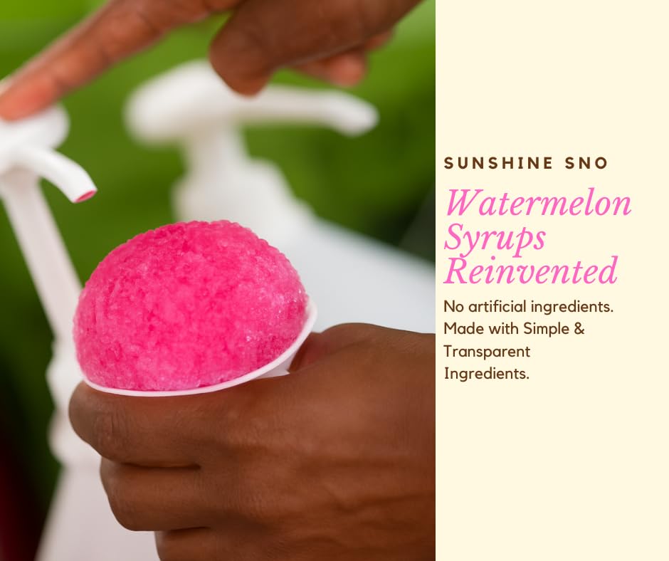 Sunshine Sno etiqueta con certificaciones orgánicas y lista de ingredientes