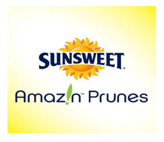Sunsweet botella junto a vaso para comparar tamaño práctico