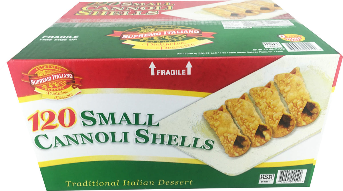 Supremo Italiano frente del paquete con 120 conchas pequeñas listo para eventos